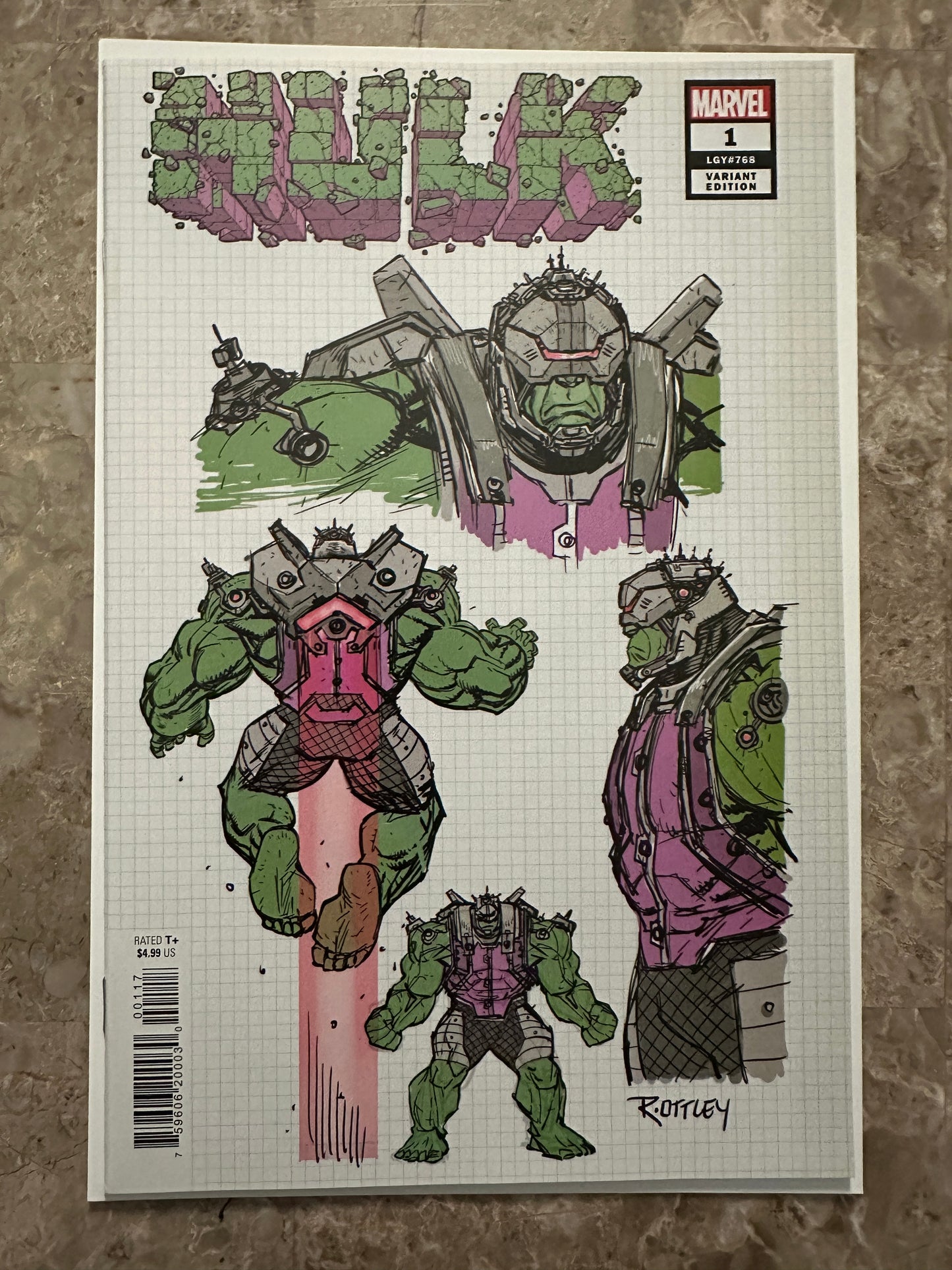 Hulk #1-3 Starter Set Design Variant 1:10 NM (2018 Marvel Comics)