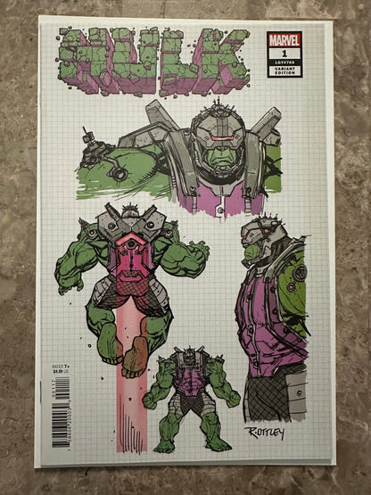 Hulk #1-3 Starter Set Design Variant 1:10 NM (2018 Marvel Comics)