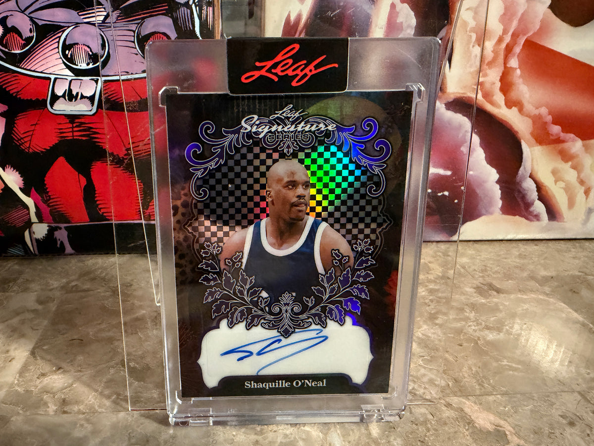 Shaquille O’Neal 2026 Leaf Signature Series Base Auto Purple 1/1