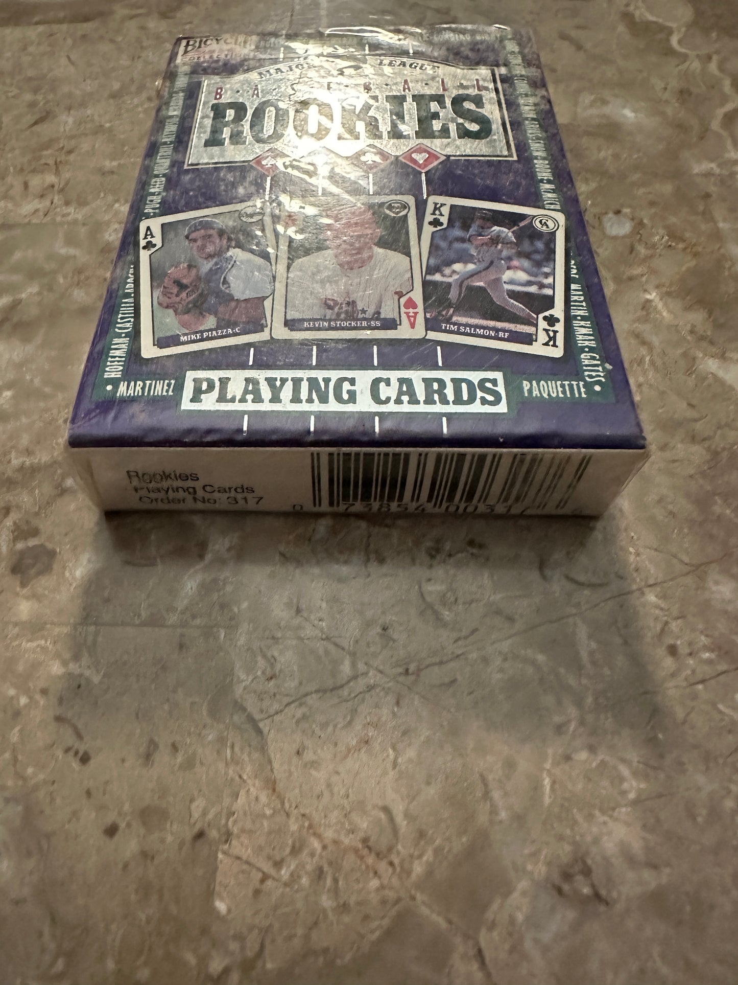 1993 Baseball Rookies Playing Cards (Bicycle) - Factory Sealed