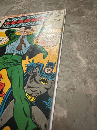 Justice League of America #77 VG- 3.5 (1970 DC)