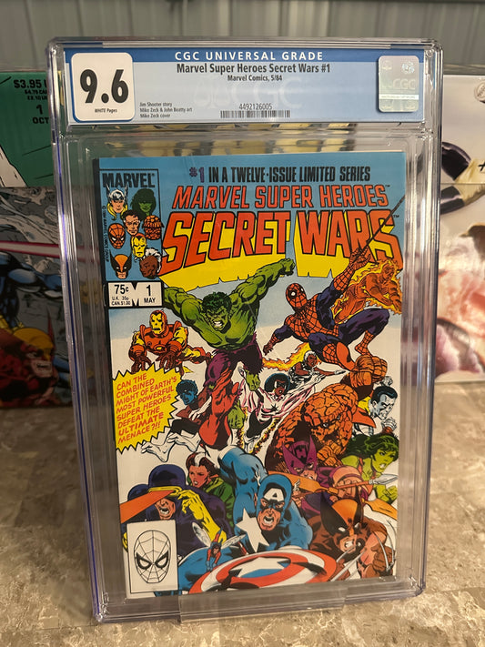 Marvel Super-Heroes: Secret Wars CGC 9.6 WP (1984 Marvel)