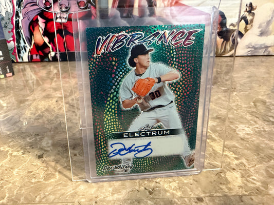 Dax Whitney 2026 Leaf Electrum Baseball Vibrance Auto Green 5/5