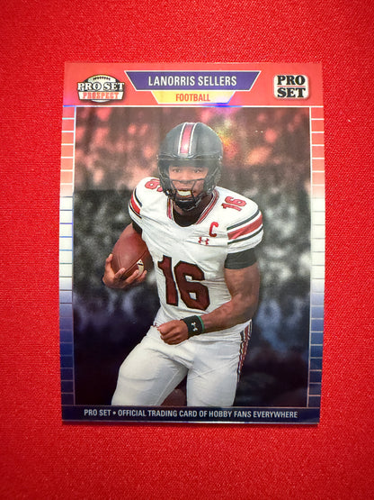LaNorris Sellers 2026 Leaf Pro Set Metal Vintage Auto Red White Blue Lot