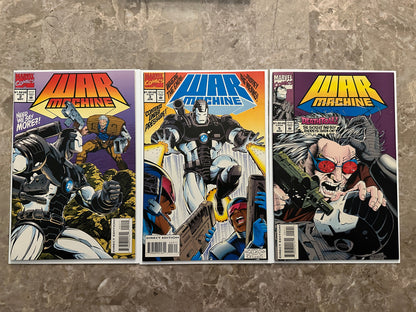 War Machine #1-14 Near Complete Run of 12 High Grade (1994 Marvel) - Black/White #1