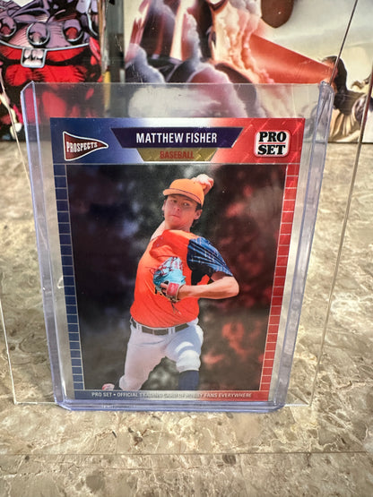 Matthew Fisher 2026 Leaf Pro Set Red White Blue Super Prismatic 1/1