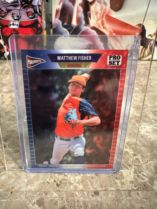 Matthew Fisher 2026 Leaf Pro Set Red White Blue Super Prismatic 1/1