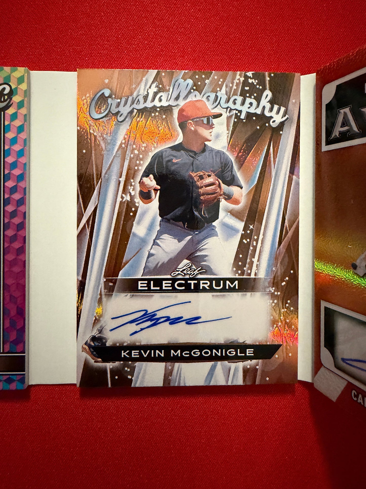 Griffin / Nick Kurtz / Kevin McGonigle / Carson Benge 2026 Leaf Electrum Quad Auto Booklet