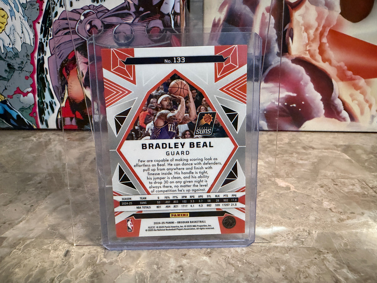 Bradley Beal 2024-25 Panini Obsidian Basketball Electric Etch Martian FOTL /16