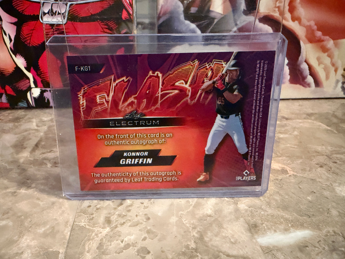 Konnor Griffin 2026 Leaf Electrum Flash Auto Platinum /6