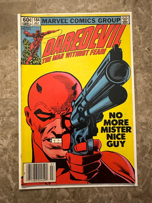 Daredevil #184 Newsstand FN 6.0 (1982 Marvel Comics) - Nice copy for grade