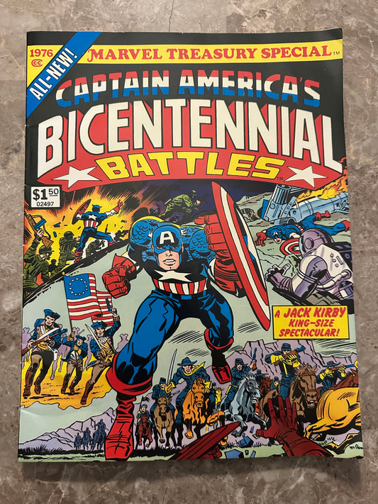 (Copy) Captain America's Bicentennial Battles FN 6.0 (1976 Marvel Treasury) - Unpressed
