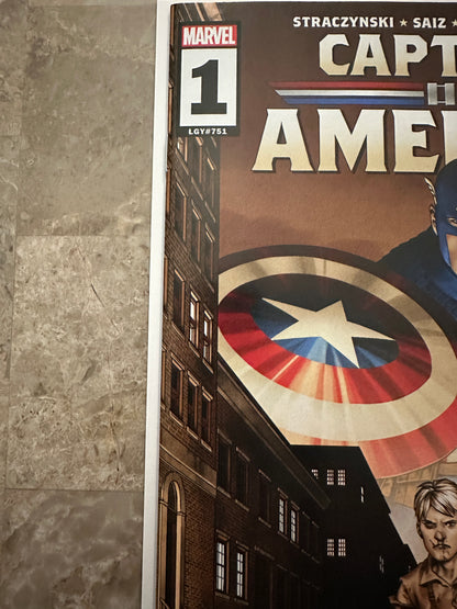 Captain America #1 NM- 9.2 (2023 Marvel Comics)