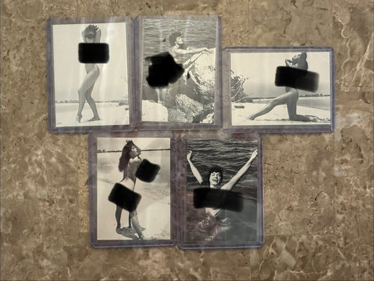 Bunny Yeager's Beach Bettie in the Buff 5 Card Set (1994 21st Century)