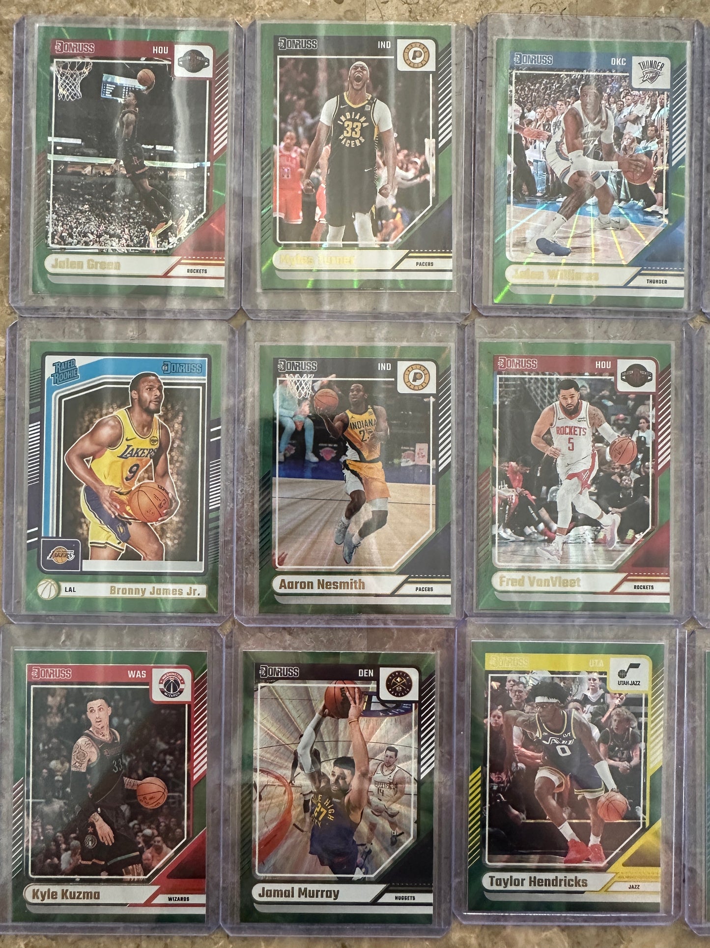 2024 Panini Donruss Basketball Full Set #1-200 + Extras - Holos, Rated Rookies