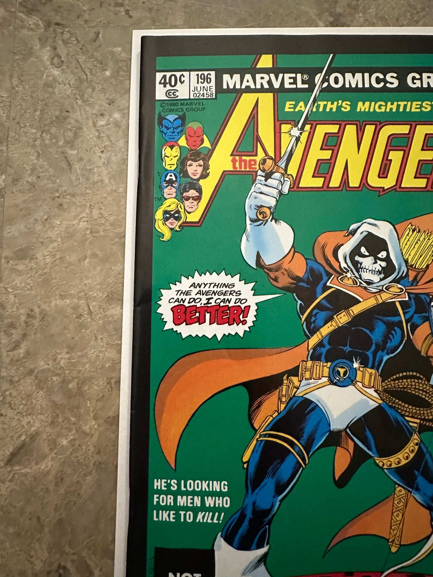 Avengers #196 FN+ 6.5 Marvel Legends Reprint (Marvel Comics 1980)