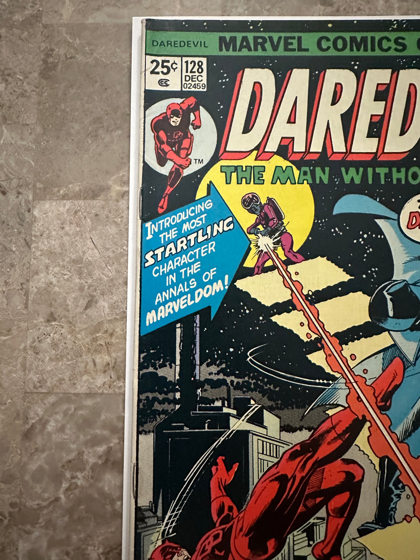 Daredevil #128 FN/VF 7.0-7.5 (1974 Marvel) - Glossy copy, sharp corners