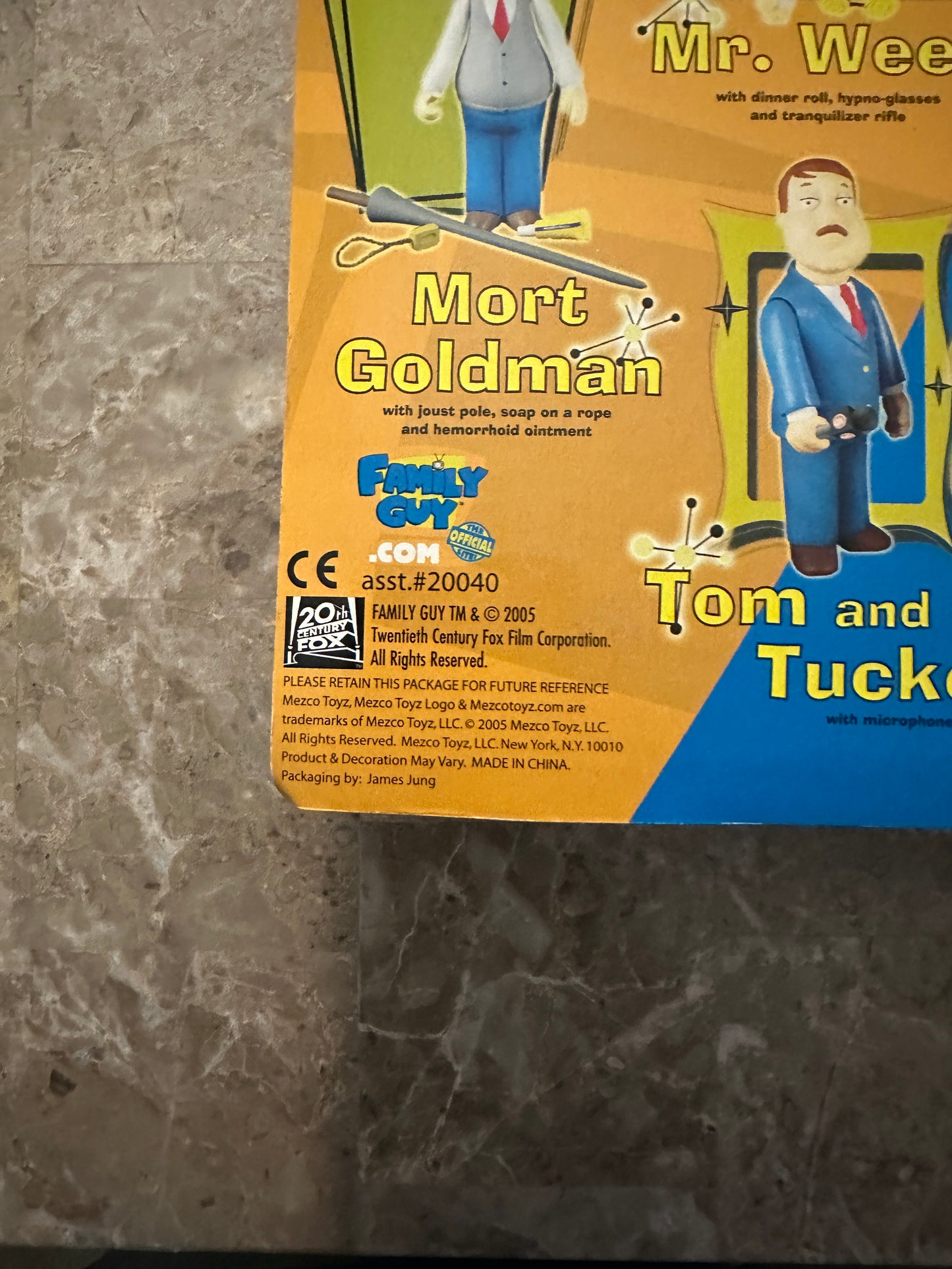 Family Guy Series 4 Mort Goldman Action Figure (Mezco) - New/Sealed