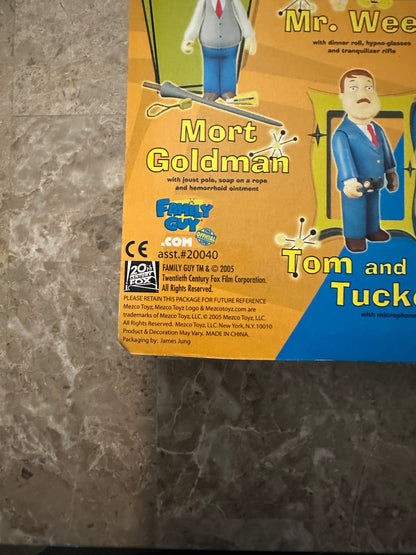 Family Guy Series 4 Mort Goldman Action Figure (Mezco) - New/Sealed