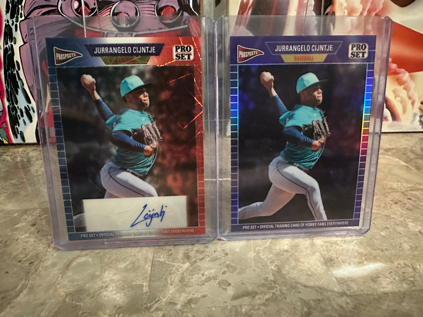 2026 Pro Set Jurrangelo Cijntje 1989 Lazer Auto 1/1 & Purple Prismatic 7/7 Lot