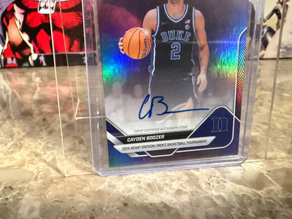 Cayden Boozer 2025-26 Topps Bowman U Now March Madness Auto /75