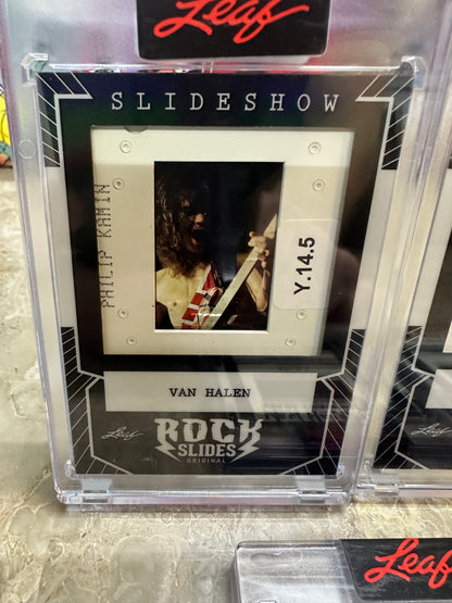 2026 Leaf Slideshow VAN HALEN 7-Slide LOT Classic David Lee Roth Era 1978-1984