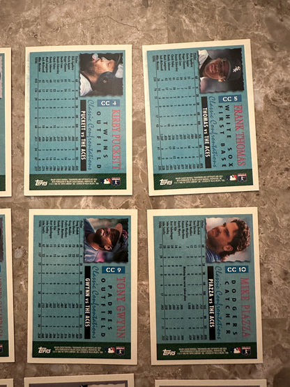 1996 Topps Classic Confrontations Full Set (15 card set)