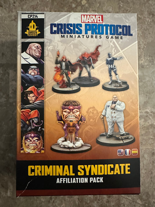 Marvel Crisis Protocol: Criminal Syndicate Affiliation Pack