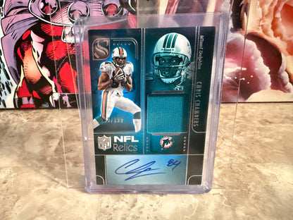Chris Chambers 2025 Panini Silhouette NFL Relics Patch Auto /199
