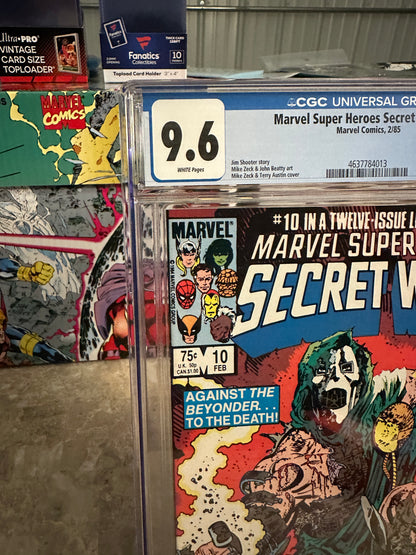 Marvel Super-Heroes: Secret Wars #10 CGC 9.6 WP (1984) - New Case