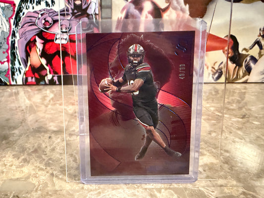 LaNorris Sellers 2025 Panini Silhouette Football Base Blue /99 #8