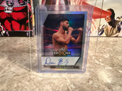 Dennis Buzukja 2026 Leaf Metal Ring Kings Base Auto Silver /10
