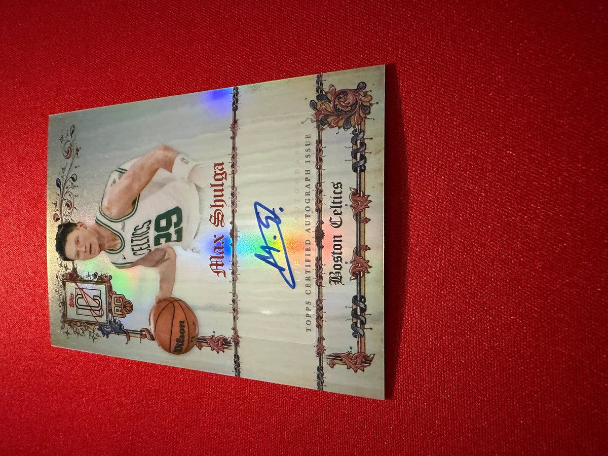 2025-26 Topps Signature Class Max Shulga Manuscripts Auto Refractor RC #MS-MSH