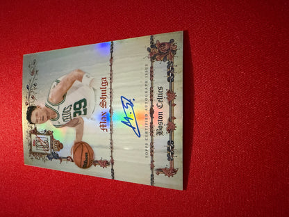 2025-26 Topps Signature Class Max Shulga Manuscripts Auto Refractor RC #MS-MSH