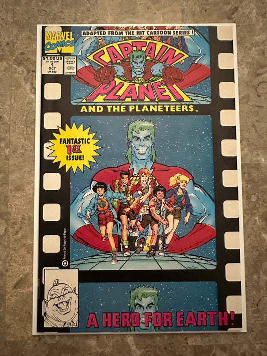Captain Planet #1 FN 6.0 (Marvel 1991) - Appears VF