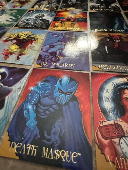 1995 Skybox DC Villains Dark Judgment Lot of 22 Unique