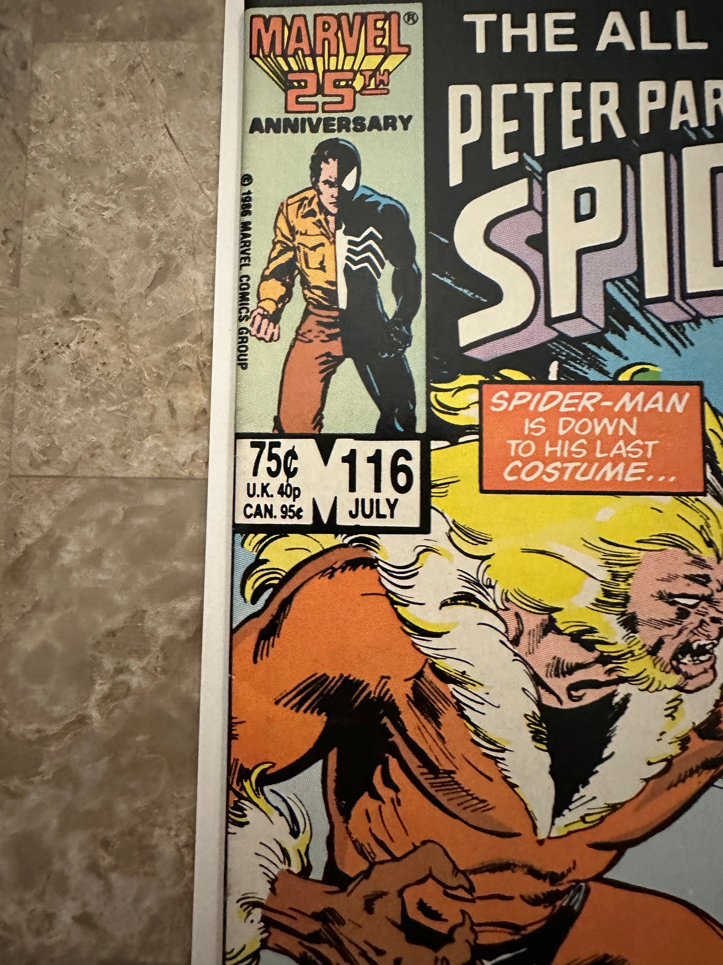 Spectacular Spider-Man #116 VF- 7.5 (1986 Marvel)