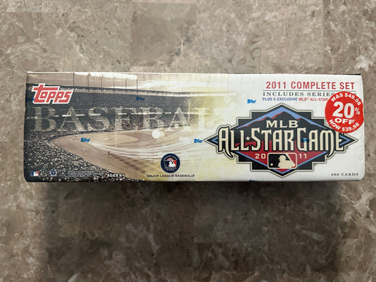 2011 Topps Baseball Complete Set Series 1 & 2 All-Star