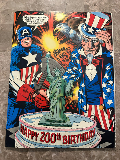 (Copy) Captain America's Bicentennial Battles FN 6.0 (1976 Marvel Treasury) - Unpressed