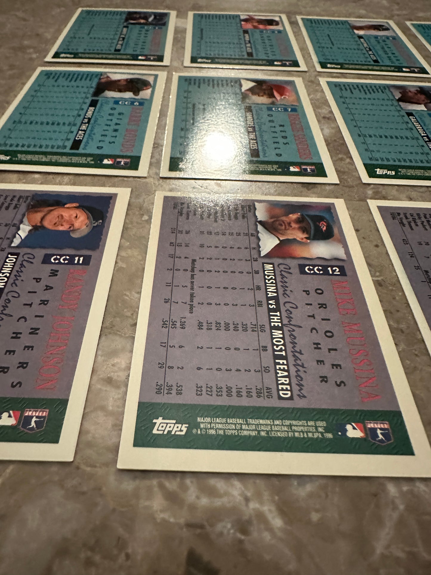 1996 Topps Classic Confrontations Full Set (15 card set)