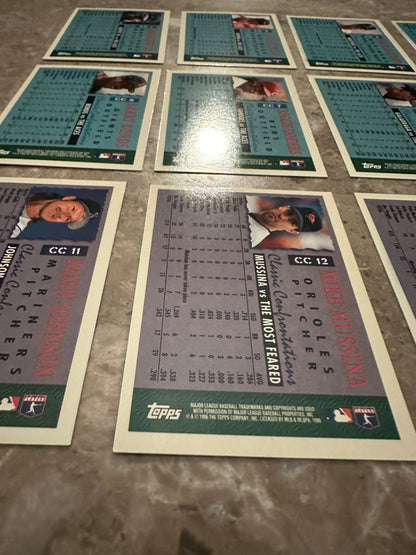 1996 Topps Classic Confrontations Full Set (15 card set)