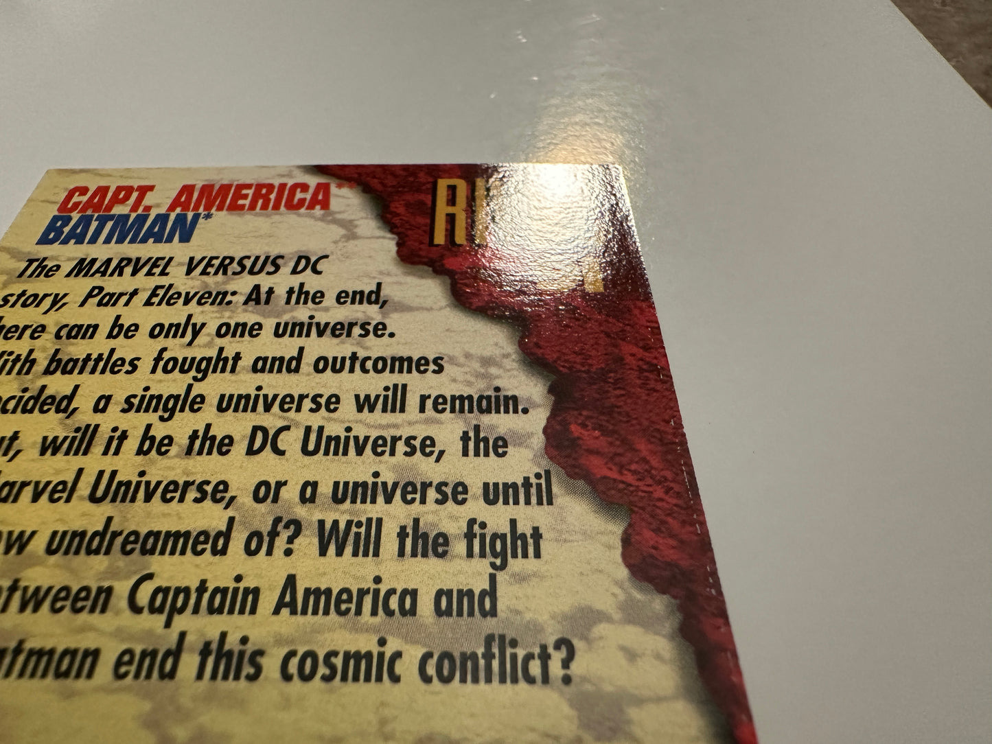 Captain America/Batman #91 (1995 Fleer DC vs. Marvel) - High grade