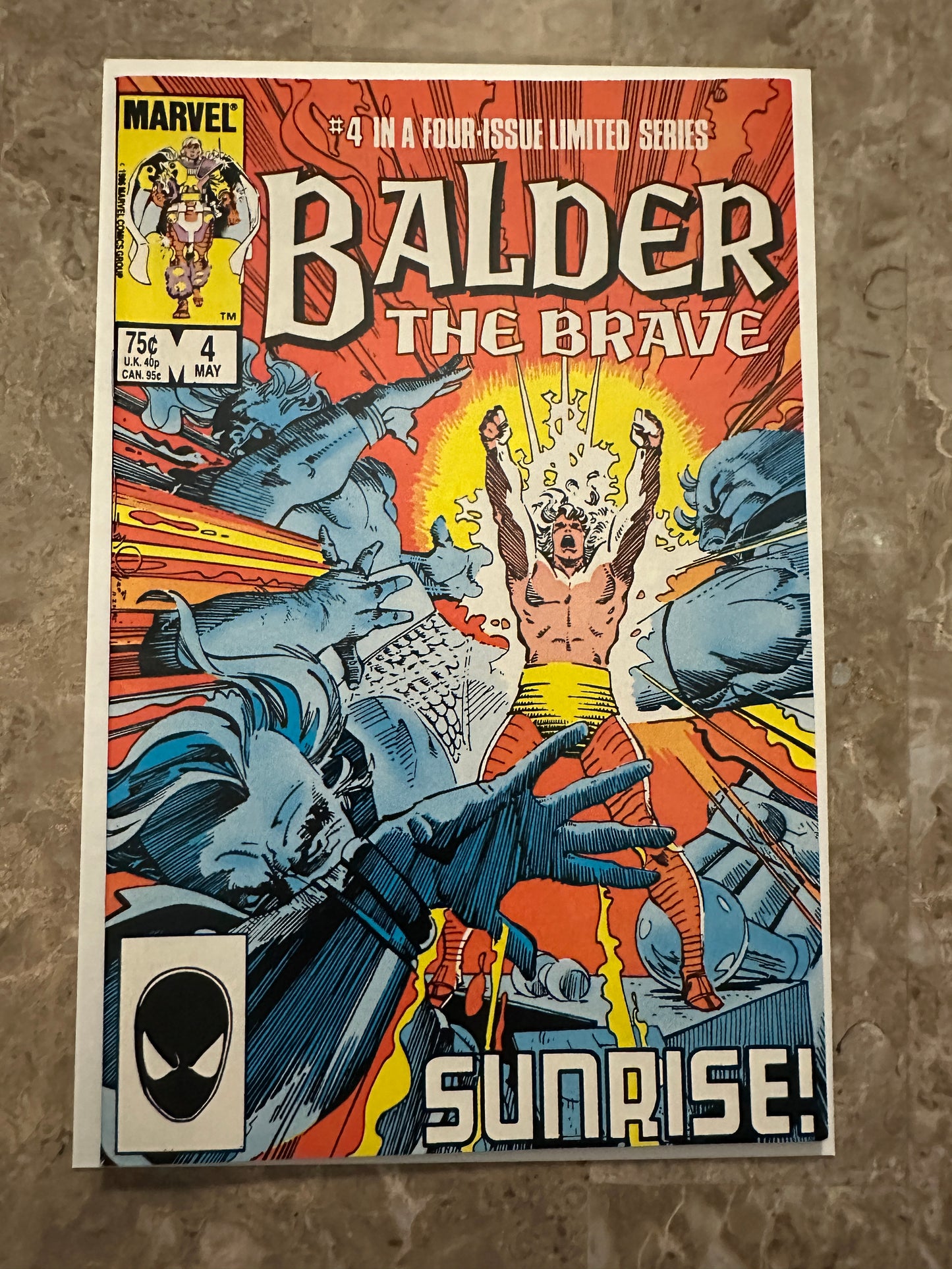 Balder the Brave #1-4 Full Set High Grade (1985 Marvel Comics)