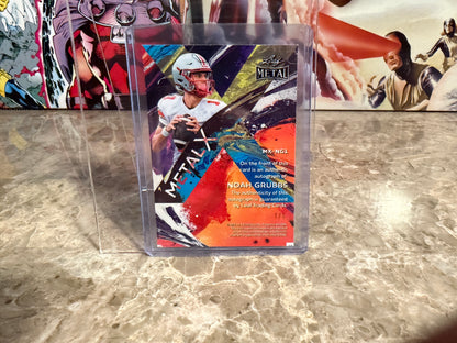 2026 Leaf Metal Noah Grubbs Auto Metal X Red Flood Super Prismatic 1/1