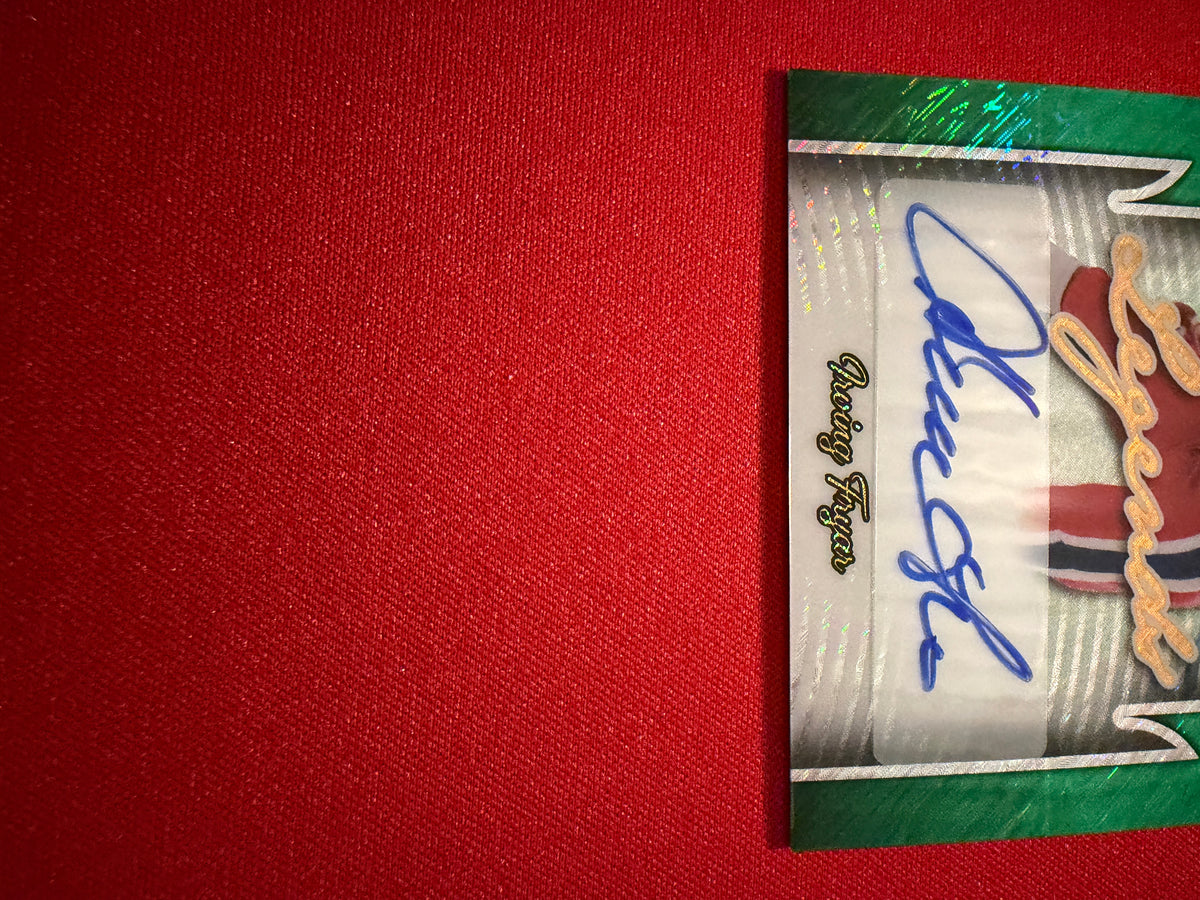 Irving Fryer 2026 Leaf Autograph Collection Legends Auto Green Shimmer 1/1