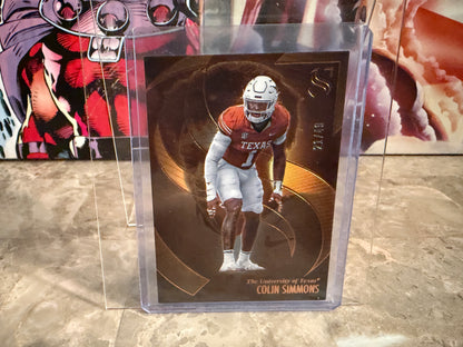 Colin Simmons 2025 Panini Silhouette Football Base Bronze /49 #30