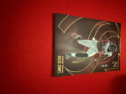 Julio Jones 2025 Panini Silhouette Jumbo Memorabilia /99 Base /49 2-Card Lot