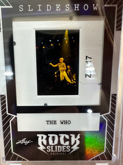 2026 Leaf Slideshow THE WHO 6-Slide LOT Roger Daltrey + Pete Townshend CANDID