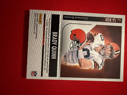 Brady Quinn 2025 Panini Silhouette Football Silhouette Autographs /75