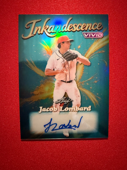 Jacob Lombard 2026 Leaf Vivid Inkadescence Auto /25
